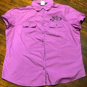 🔴SOLD 100% authentic Harley-Davidson button down.